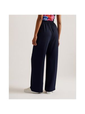 Ted Baker Naisten Housut, LILIAAH Wide Leg Jogger Tummansininen