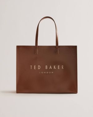 Ted Baker Naisten Laukku, CRIKON ICON TOTE Kaakaonruskea