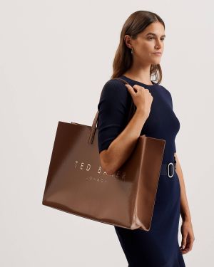 Ted Baker Naisten Laukku, CRIKON ICON TOTE Kaakaonruskea