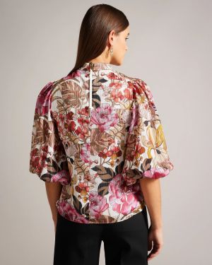 Ted Baker naisten pusero, JAYLAAH BLOUSE Monivärinen Kuosi