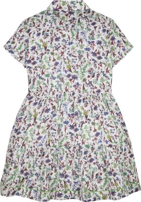 Tommy Hilfiger Childrenswear mekko, FLORAL PRINT DRESS Valkopohjainen Kuosi