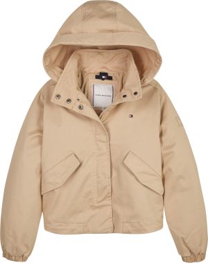 Tommy Hilfiger Childrenswear takki,COTTON PARKA Beige