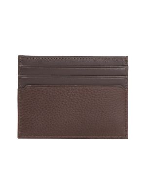 Tommy Hilfiger Korttikotelo, CORP LEATHER CC HOLDER Tummanruskea