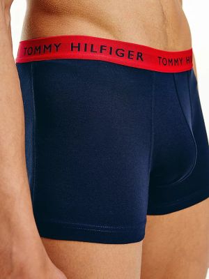 Tommy Hilfiger Miesten Bokserit 3P TRUNK COLOR WB NOS Tummansininen