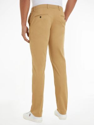 Tommy Hilfiger Miesten Housut, CHINO DENTON PRINTED STRUCTRE Beige