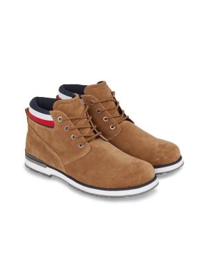 Tommy Hilfiger Miesten Kengät, CORE HILFIGER SUEDE BOOT Keskiruskea