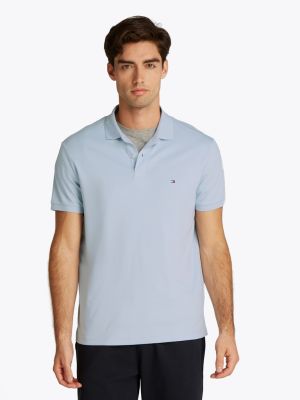 Tommy Hilfiger miesten pikeepaita, LIQUID COTTO REG SEASONAL POLO Vaaleansininen