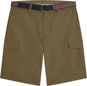 Tommy Hilfiger Miesten Shortsit JOHN CARGO TWILL BELT Armeijanvihreä