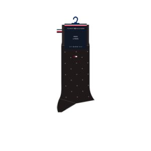 Tommy Hilfiger Miesten Sukat 2-Pack, MEN SOCK DOT NOS Musta