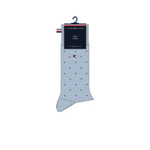 Tommy Hilfiger Miesten Sukat 2-Pack, MEN SOCK DOT NOS Vaaleansininen