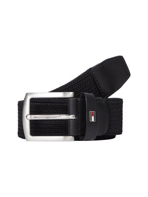 Tommy Hilfiger miesten vyö, DENTON ELASTIC BELT Musta