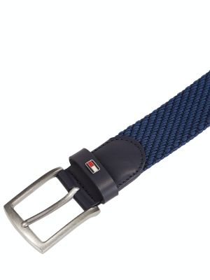 Tommy Hilfiger Miesten Vyö, DENTON ELASTIC BELT Tummansininen