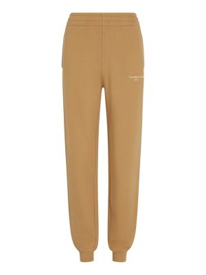 Tommy Hilfiger Naisten Housut, REG MINI CORP SWEATPANTS Kameli