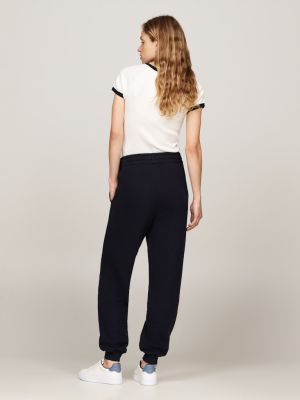 Tommy Hilfiger Naisten Housut, REG MINI CORP SWEATPANTS Tummansininen