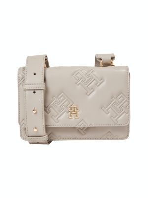 Tommy Hilfiger Naisten Laukku, TH REFINED CROSSOVER MONO Vaalea Beige