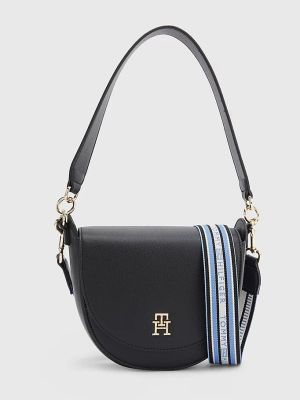 Tommy Hilfiger Naisten Laukku TOMMY LIFE SADDLE BAG Musta