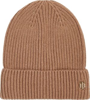 Tommy Hilfiger Naisten Pipo LUXE CASHMERE BEANIE Konjakinruskea