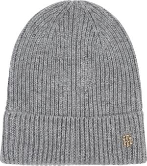 Tommy Hilfiger Naisten Pipo LUXE CASHMERE BEANIE Vaaleanharmaa