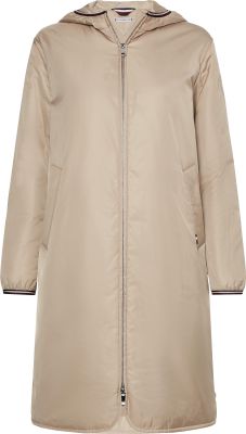 Tommy Hilfiger, Naisten Parkatakki, AD CLEAN PADDED HOODED PARKA Vaalea Beige