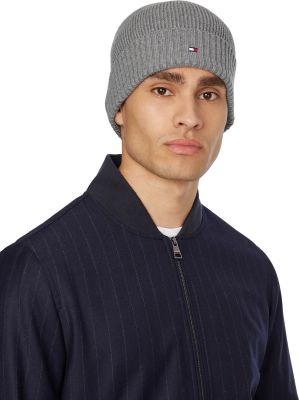 Tommy Hilfiger pipo Flag beanie Keskiharmaa