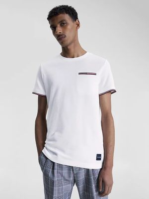 Tommy Hilfiger t-paita, HONEY COMP RWP POCKET TEE Valkoinen