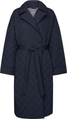 Tommy Hilfiger tikkitakki, AD-RELAXED SORONA QUILTED TRENCH Tummansininen