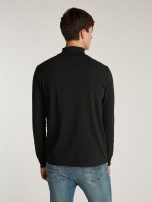 Tommy Jeans Miesten Poolopaita, TJM TURTLENECK TEE Musta