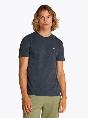 Tommy Jeans Miesten T-paita, SLIM JASPE TEE Tummansininen