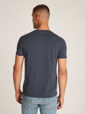 Tommy Jeans Miesten T-paita, SLIM JASPE TEE Tummansininen