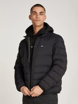 Tommy Jeans Miesten Talvitakki, TJM PACKABLE LT DOWN JACKET Musta