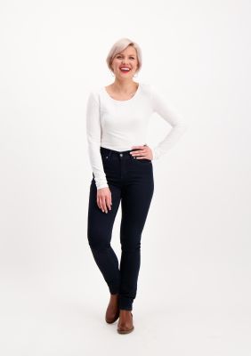 Very Nice Naisten Farkut SUZIE SKINNY 68 Tummansininen