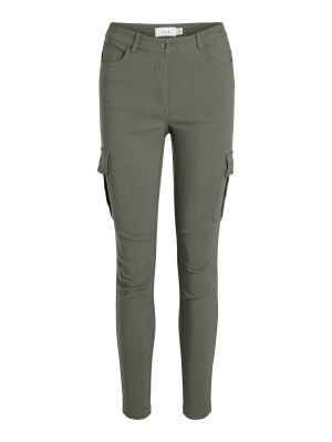 Vila housut, VICARGO RW 7/8 PANT Armeijanvihreä