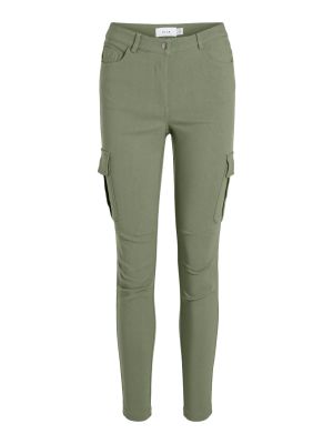 Vila housut, VICARGO RW 7/8 PANT Khaki