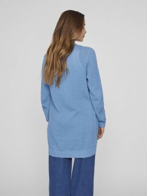 Vila naisten neuletakki, VIDALO L/S KNIT CARDIGAN- Sininen