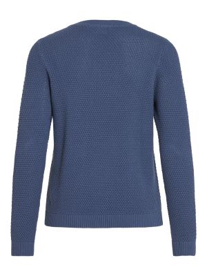 Vila neule, VIDALO O-NECK L/S KNIT TOP Vaaleansininen