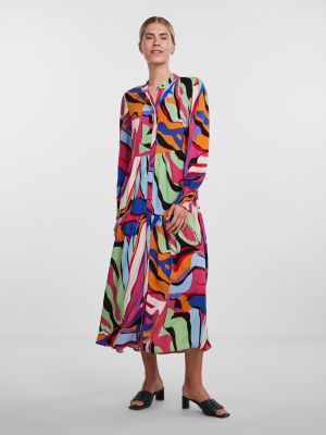 Y.A.S mekko, YASALIRA LS LONG DRESS S Monivärinen Kuosi