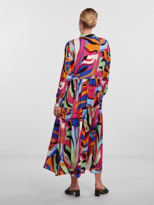 Y.A.S mekko, YASALIRA LS LONG DRESS S Monivärinen Kuosi