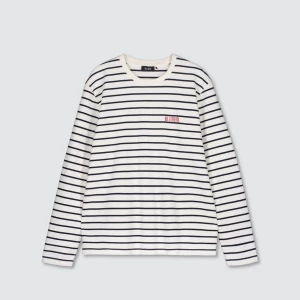 Billebeino Miesten Paita, STRIPED LONG SLEEVE Raidallinen Valkoinen