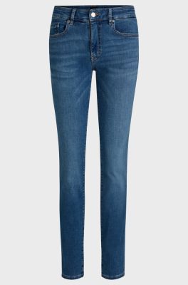 BOSS Orange Naisten Farkut, JACKIE MR 4.0 JEANS Sininen