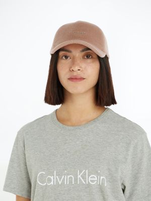 Calvin Klein Accessories naisten lippis, METAL LETTERING WOOL CAP Vaalea Beige