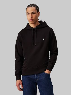 Calvin Klein Jeans Miesten Huppari, CK EMBRO BADGE HOODIE Musta