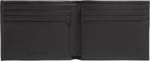 Calvin Klein Jeans Miesten Lompakko, METAL CK BIFOLD 6CC W/BILL Musta