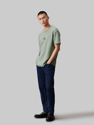 Calvin Klein Jeans miesten t-paita, CITY GRID TEE Vihreä