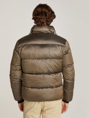 Calvin Klein Jeans miesten talvitakki,TWO TONE PUFFER JACKET Ruskeanharmaa