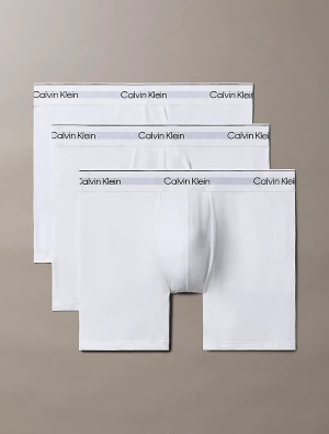 Calvin Klein Miesten Bokseri 3-Pack, BOXER BRIEF 3PK Valkoinen