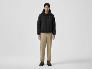 Canada Goose Miesten Untuvatakki, LODGE HOODIE Musta