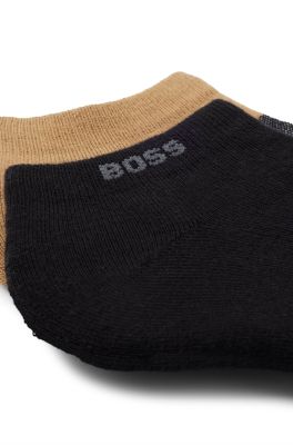Hugo Boss miesten sukat, 2-PACK AS PLUSDESIGN Musta
