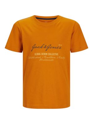 Jack and jones junior t-paita, JJGREAT B2S LOGO TEE Oranssi