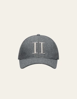 Les Deux lippis, ENCORE WOOL BASEBALL CAP Keskiharmaa