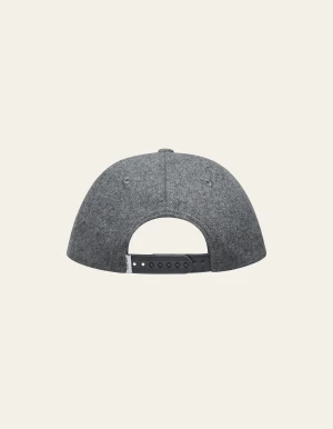 Les Deux lippis, ENCORE WOOL BASEBALL CAP Keskiharmaa